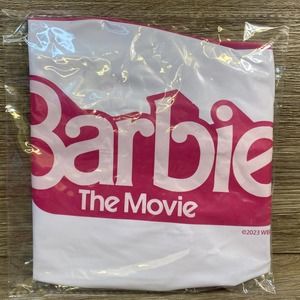 BARBIE THE MOVIE Inflatable BEACH BALL 2023 Pink and White from Mattel WBEI NEW